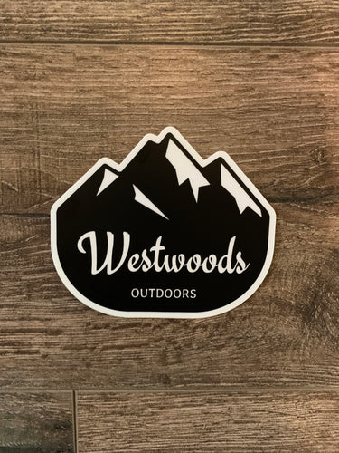 “Mountains” decal 4 inch
